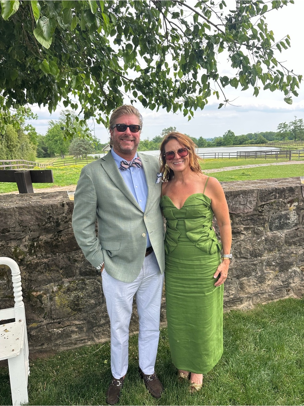 FARM Rio Olive Green Leaf-Appliqué Midi Dress - Picture 5 of 5